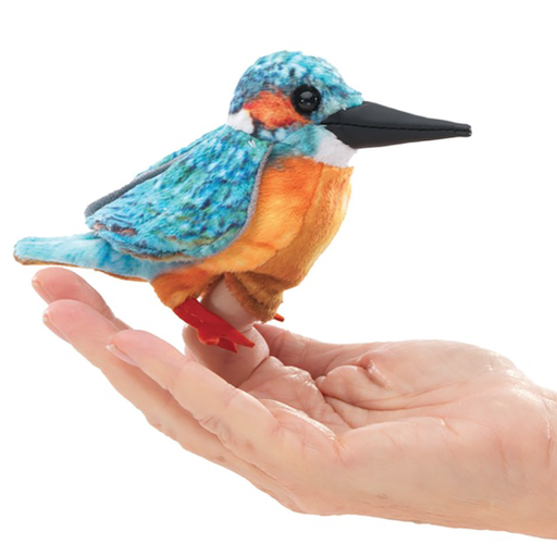 FOLKMANIS Mini Common Kingfisher Finger Puppet