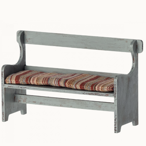 Maileg Bench, Mouse - Grey