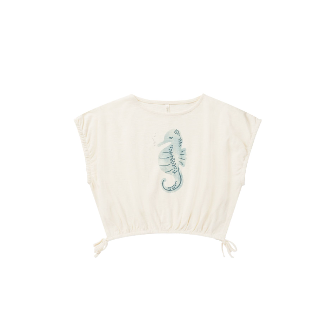 Rylee & Cru Cropped Cinched Tee