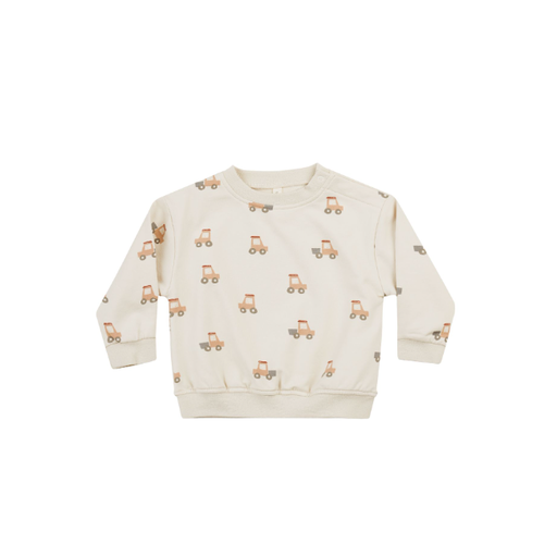 QUINCY MAE Sweatshirt in Tractors Print