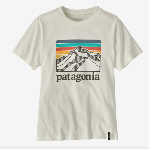 PATAGONIA Kids' Graphic T-Shirt in Line Logo Ridge