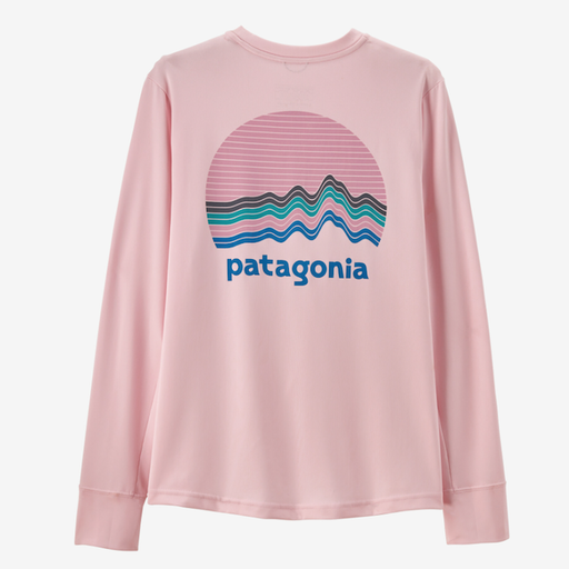 PATAGONIA Kids' Long-Sleeved Capilene Silkweight UPF T-Shirt in Ridge Rise Moonlight
