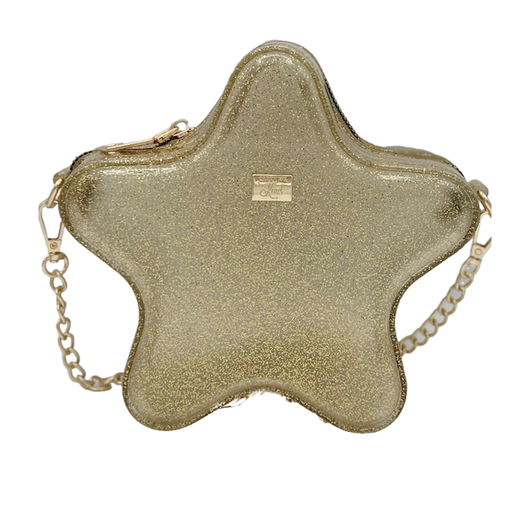 CARRYING KIND Taylor Bag in Gold Sparkle Star