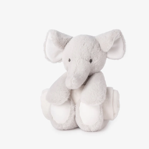 ELEGANT BABY Elephant Bedtime Huggie Plush Toy with Blanket