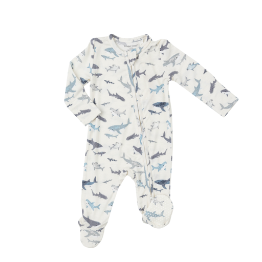 ANGEL DEAR Sharks 2 Way Zipper Footie