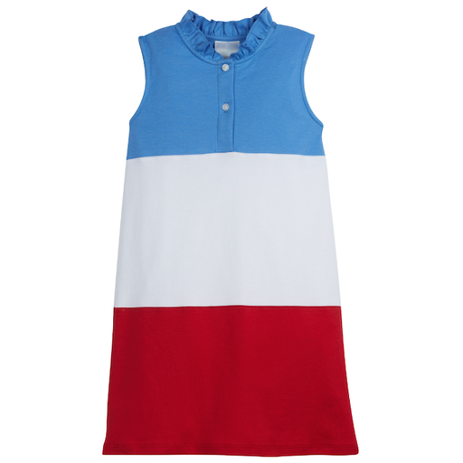 Little English Color Block Hastings Polo Dress