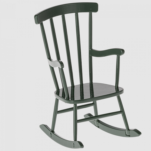 MAILEG Rocking chair, Mouse - Dark Green
