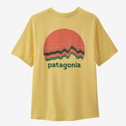 PATAGONIA Kids' Capilene Silkweight T-Shirt : Ridge Rise Moonlight