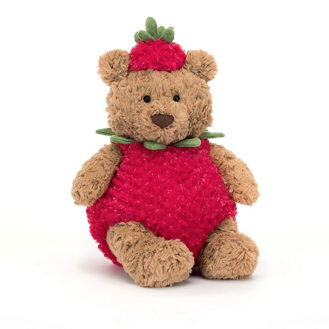 JELLYCAT Bartholomew Bear Strawberry