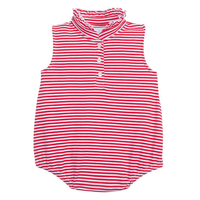 BISBY BY LITTLE ENGLISH Sleeveless Hastings Bubble in Red Stripe
