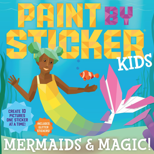 WORKMAN Paint by Sticker Kids Mermaids & Magic!