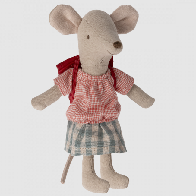 Maileg Tricycle mouse, Big sister - Red