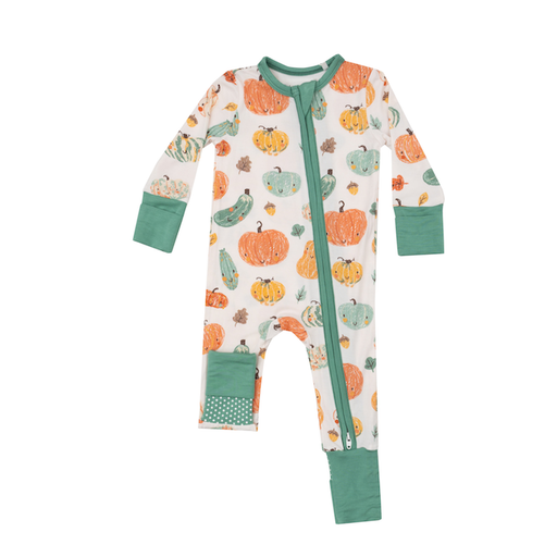 ANGEL DEAR Crayon Pumpkins - 2 Way Zipper Romper