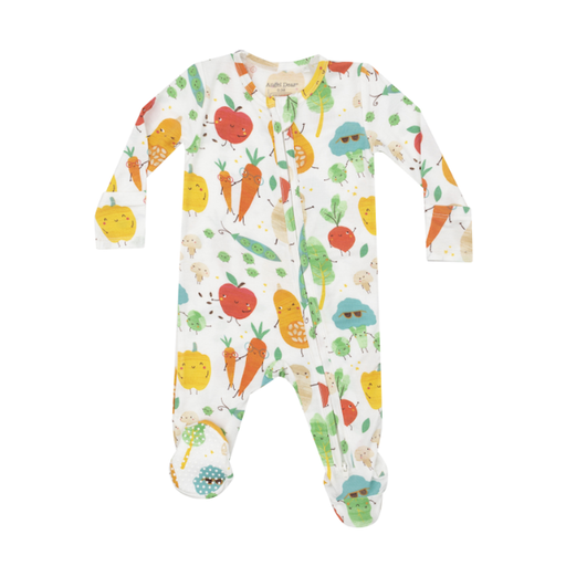 ANGEL DEAR Fall Veggies - 2 Way Zipper Footie