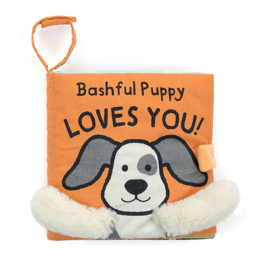 Jellycat Bashful Puppy Loves You Book