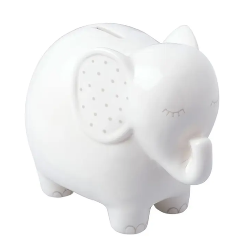 Pearhead Ceramic Elephant Money Bank