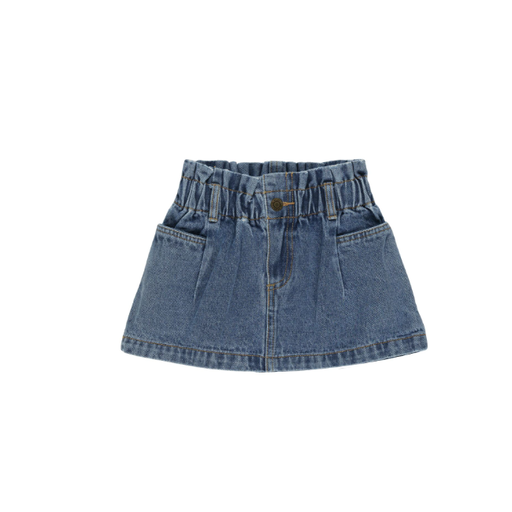 Rylee & Cru Denim Mini Skirt