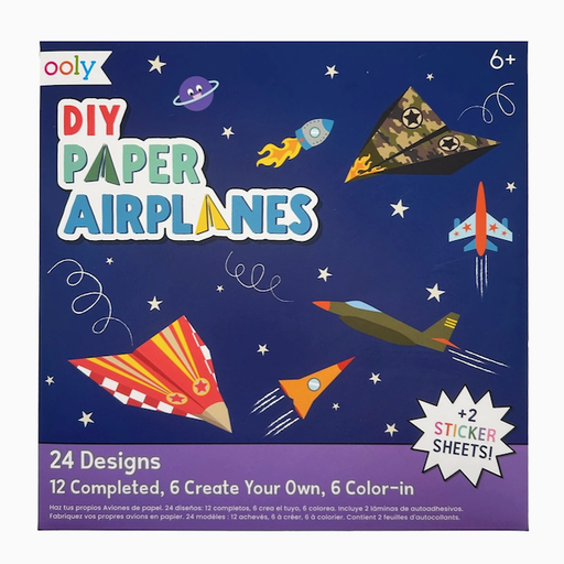 Only D.I.Y. Paper Air Planes Activity Kit - Set of 24 Designs