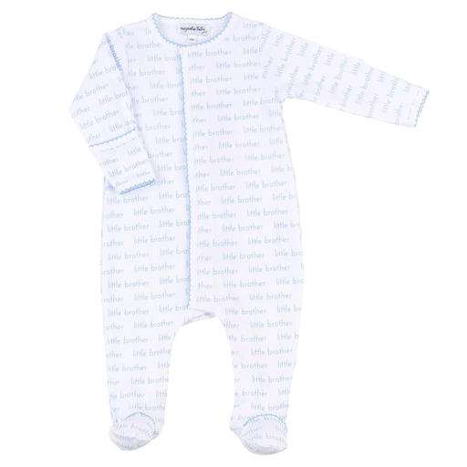 Little Brother Print Footie