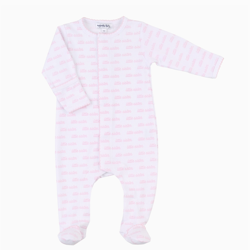 Little Sister Print Footie