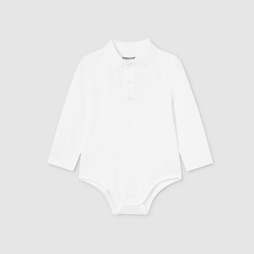 Mayoral USA Polo Long Sleeve Bodysuit