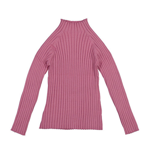 Mayoral USA Rib-Knit Mock Turtleneck Top