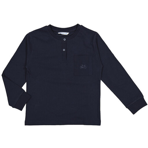 Mayoral USA Long Sleeve Henley T-Shirt