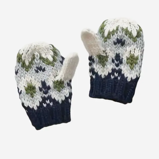 The Blueberry Hill Fairisle Knit Mittens
