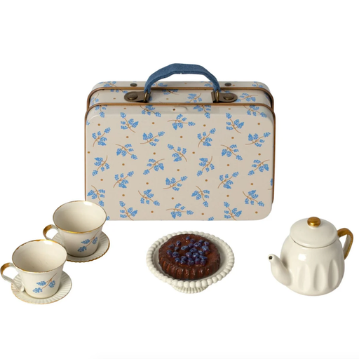 Maileg Afternoon Treat, Mouse- Blue Madelaine