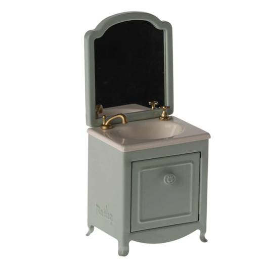Maileg Sink Dresser, Mouse - Mint