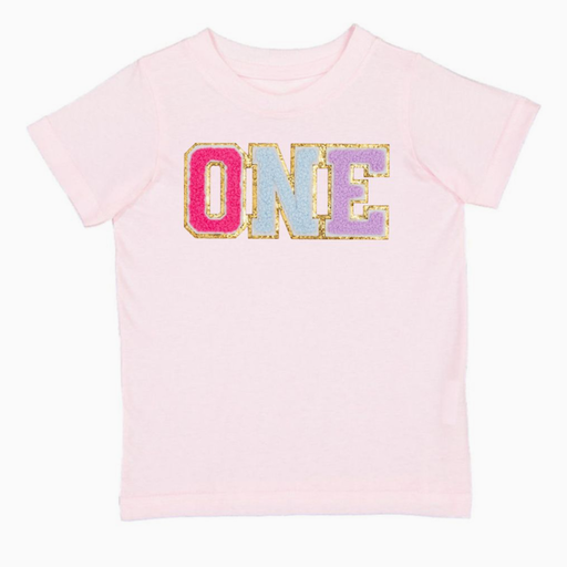 Sweet Wink First Birthday Patch Short Sleeve T-Shirt