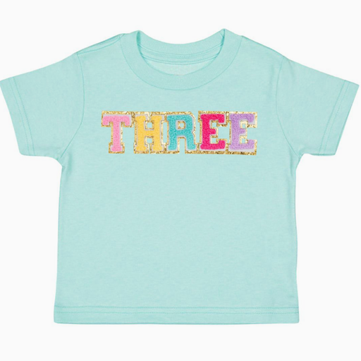 Sweet Wink Third Birthday Patch Short Sleeve T-Shirt