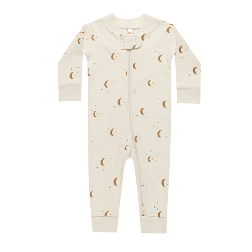 QUINCY MAE Zip Long Sleeve Sleeper in Moons