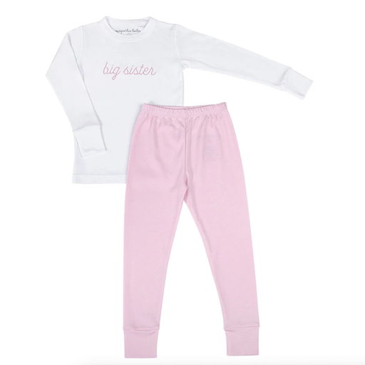 Big Sister Embroidered Long Sleeve Pajamas