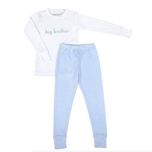 Big Brother Embroidered Long Sleeve Pajamas