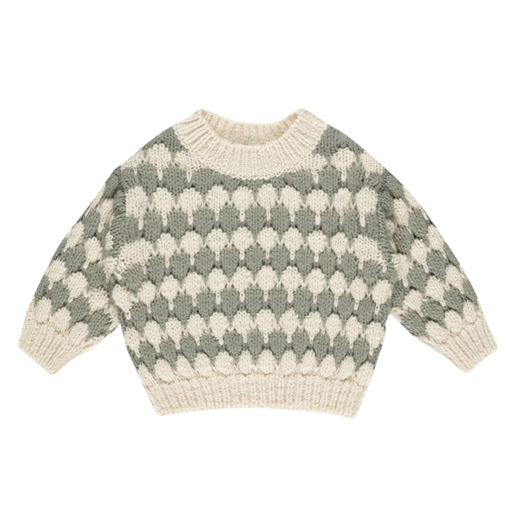 RYLEE & CRU Bubble Knit Sweater in Laurel Stripe