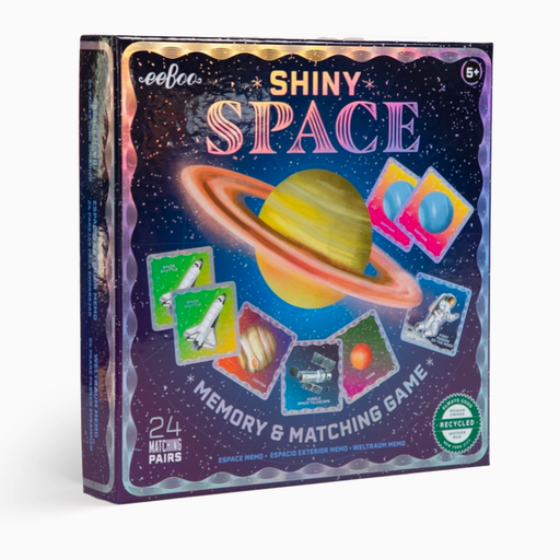 Eeboo Space Shiny Memory & Matching Game