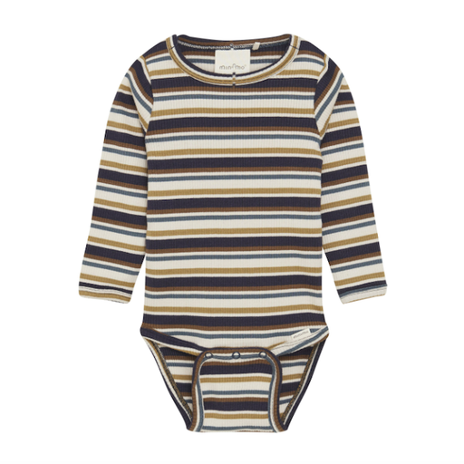 MINYMO Long Sleeve Rib Bodysuit