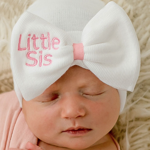 Ilybean Little Sis Bow Hat - NB