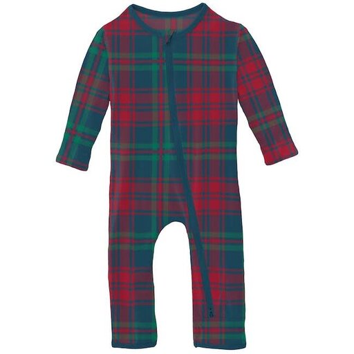 Kickee Pants Print Coverall with 2 Way Zipper