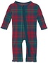 Kickee Pants Print Muffin Ruffle Coverall with 2 Way Zipper