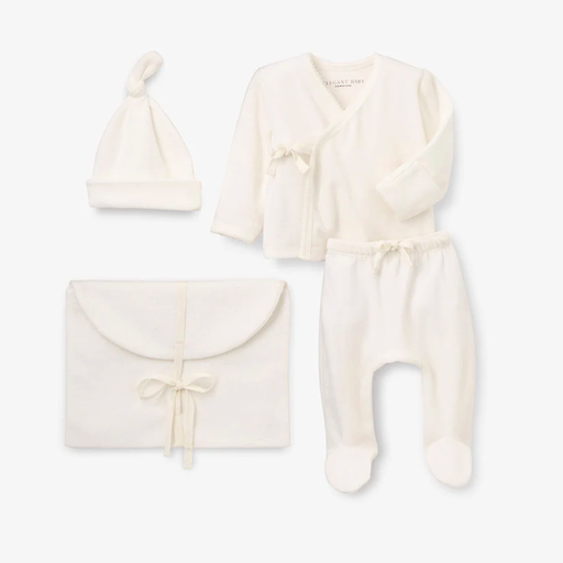 Elegant Baby Velour Welcome to the World Layette Set