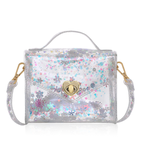 Carrying Kind Gussie Jelly Hand Bag in Crystal