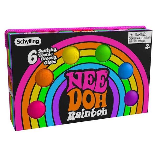 Schylling Rainbow Teenie Nee Doh