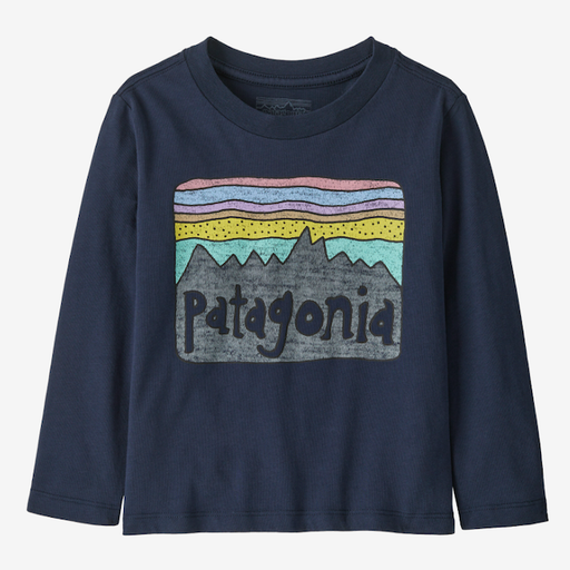 Patagonia Baby Long-Sleeved Fitz Roy Skies T-Shirt