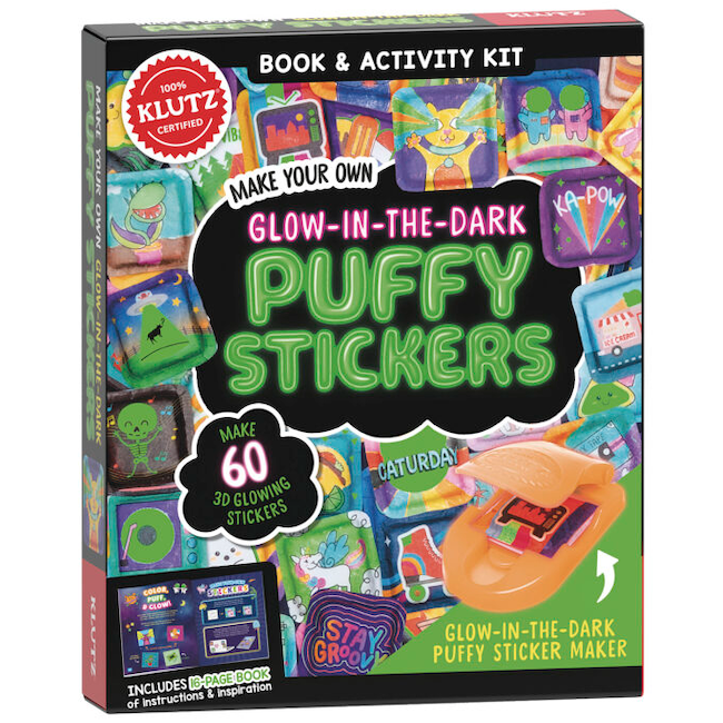 Klutz Make Your Own Glow-in-the-Dark Puffy Stickers