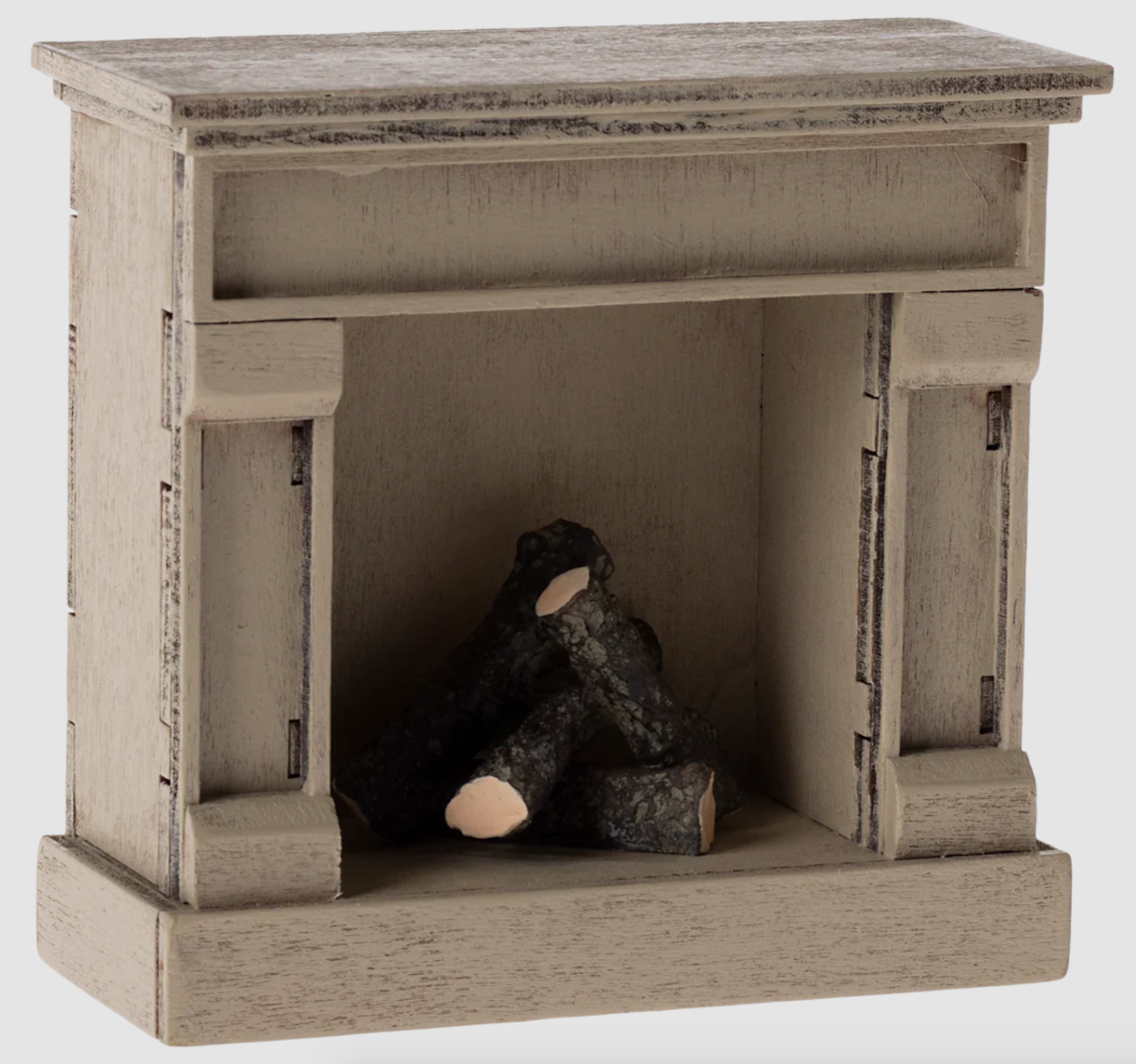 Maileg Fireplace, Mouse - Off White