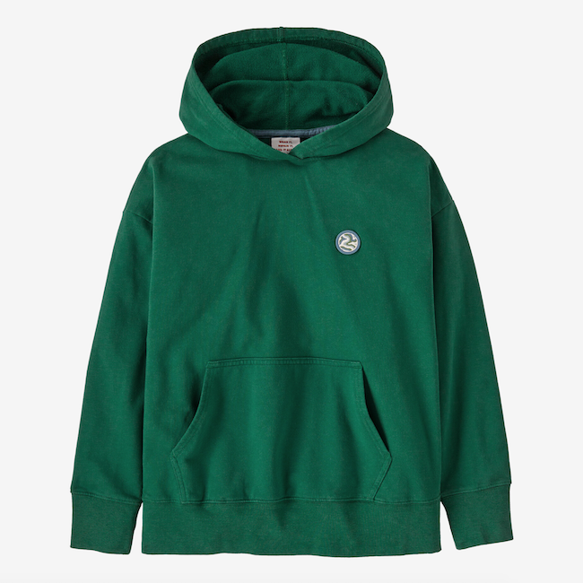 Patagonia Kids Hoody Sweatshirt Conifer Green Xs