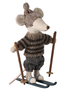 Maileg Winter Mouse with Ski Set
