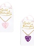 Great Pretenders Boutique Glitter Heart Necklace